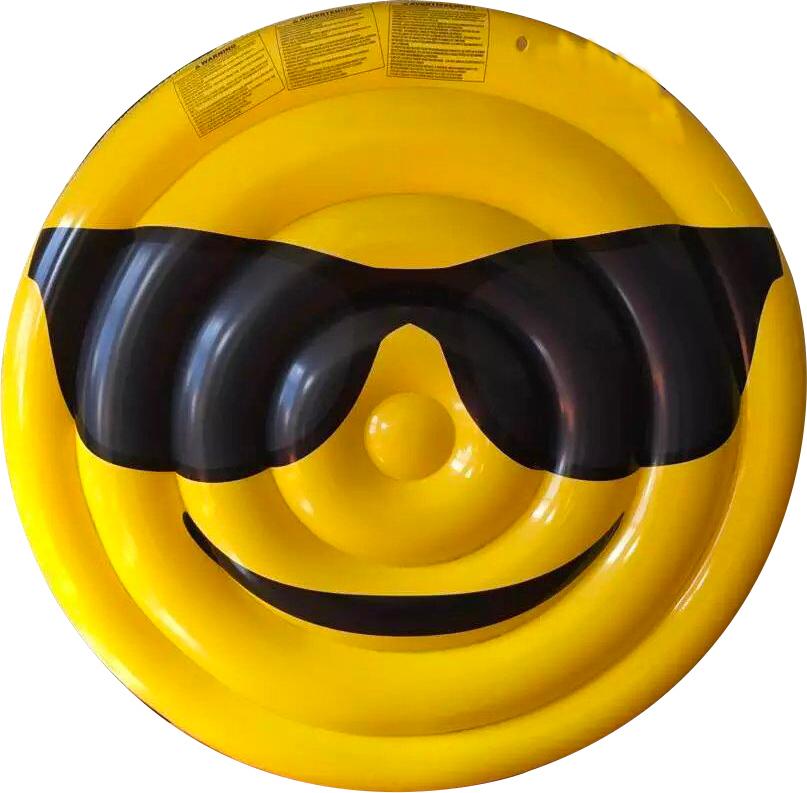 Materassino Gonfiabile Emoticon Occhiali Da Sole 150 cm - G1709155