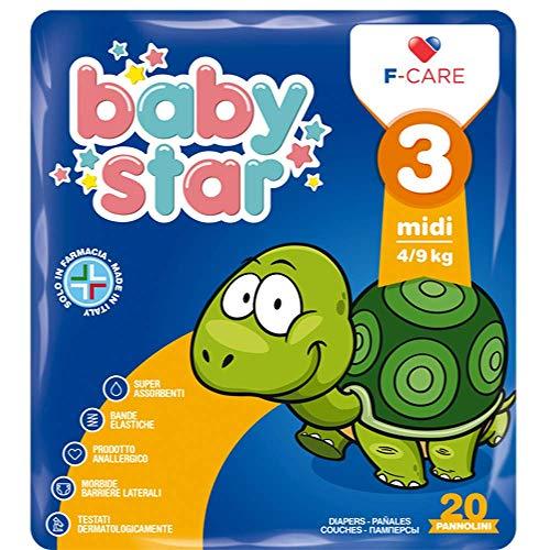 PANNOLINI BABYSTAR MIDI 4/9 KG 20PZ