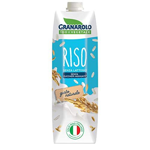 6 x BOTTIGLIE BEVANDA DI RISO GRANAROLO 1 LITRO SENZA ZUCCHERI AGGIUNTI LATTE