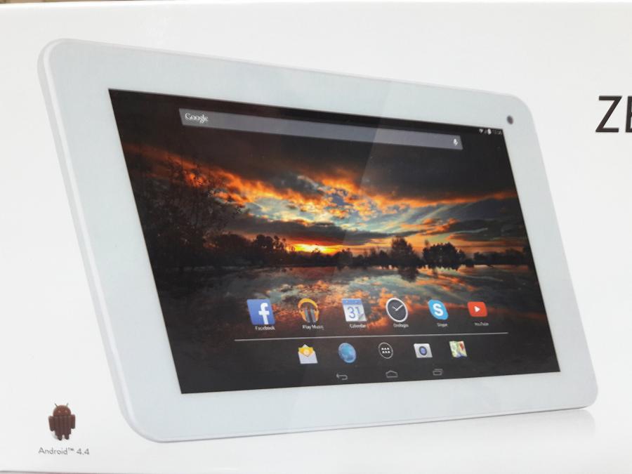 HAMLET Zelig Pad 470P Bianco Display 7 HD Quad Core Storage 8GB +Slot MicroSD WiFi Bluetooth Fotocamera Android 4.4 - Italia