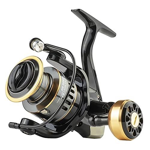 OLYSPM mulinello spinning 5.2:1 anticorrosione per acqua salata e pesca alla carpa d'acqua dolce 1000 2000 3000 4000 5000 6000 7000,mulinello pesca Max Drag 22LB/10KG