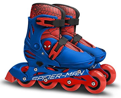STAMP - pattini in linea a 4 ruote - misura regolabile 30-33 - SPIDERMAN