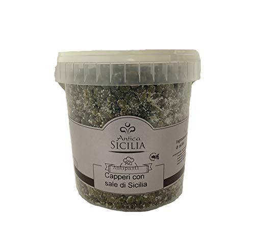 CAPPERI SOTTO SALE 1 KG AL SALE DI SICILIA - ANTICA SICILIA - LUNGA SCADENZA - PRODOTTI TIPICI SICILIANI