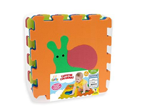 Teorema 72475 - Tappeto Puzzle con Animali, colori assortiti, 9 pezzi