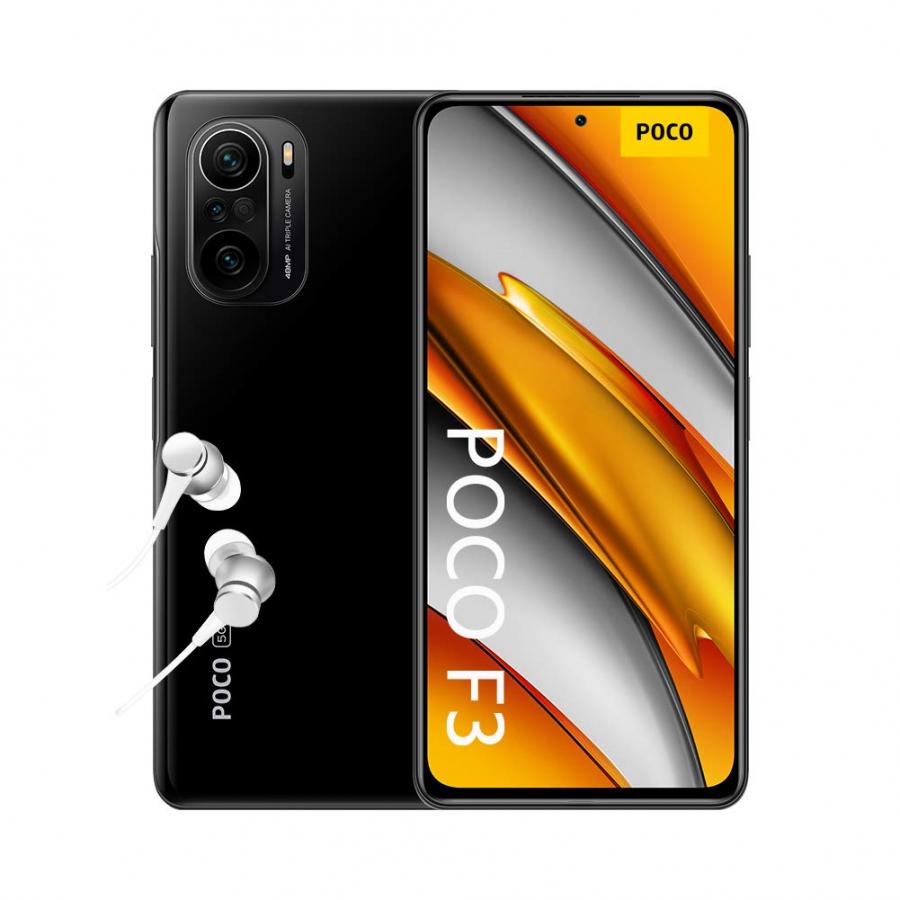 POCO F3 - Smartphone 8+256GB, 6,67” 120Hz AMOLED DotDisplay, Snapdragon 870, 48MP Tripla Camera, 4520mAh, Night Black (Versione Italiana + 2 Anni di Garanzia)