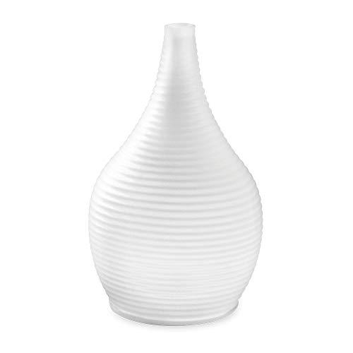 Halley - Diffusore in vetro satinato con luce cromoterapica - Utilizzabile con sinergie di oli essenziali