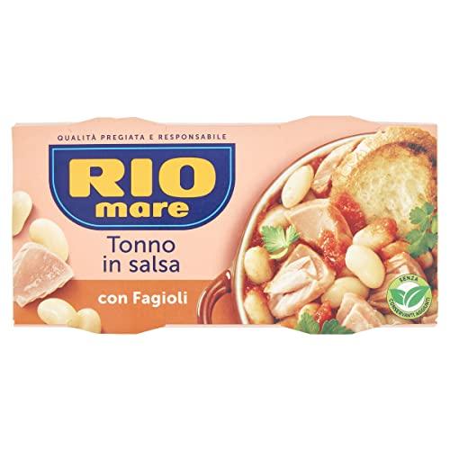Rio Mare - Tonno in Salsa Fagioli e Tonno, Piatto Pronto da Gustare anche Caldo, 2 Lattine da 160g