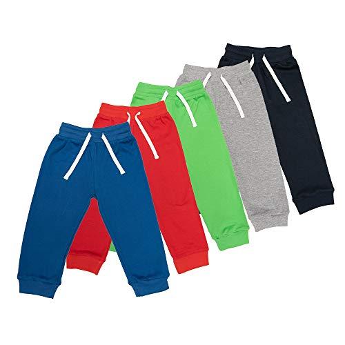 Lovjoy Pantaloni Bambino/Pantaloni Casual / 100% Cotone, Morbidi e Confortevoli (5, 3-4 Anni)