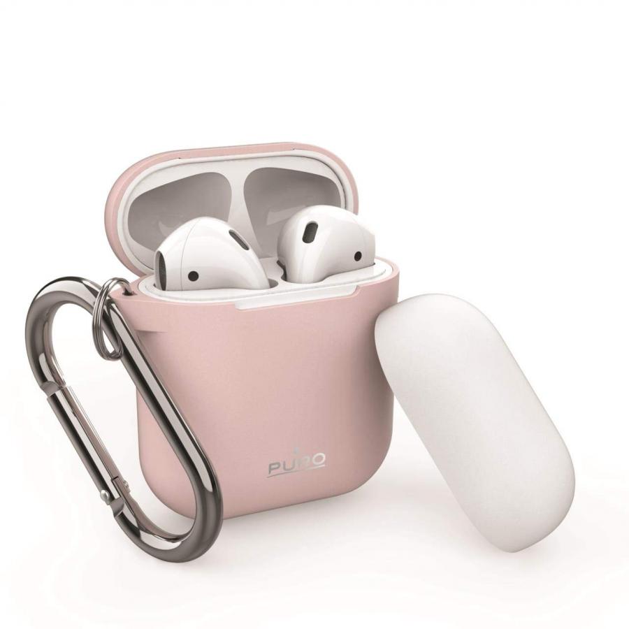 PURO Custodia Protettiva con moschettone per AirPods