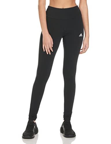 adidas Essentials Linear, Leggings Donna, Nero Bianco, XS
