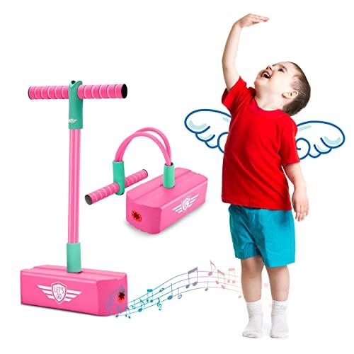 Giocattoli Bambini 3 4 5 6 7 8 9 10 11 12 Anni, Giochi da Giardino per  Bambini Pogo Stick Saltarello Giochi per Bambini Giocattoli per Ragazza  4-12 Anni Giochi da Esterno per Bambini