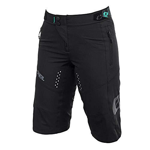 O'Neal | Pantaloncini da Mountain Bike | MTB Mountain Bike DH Downhill FR Freeride | Taglio Femminile, Traspirante e Traspirante Stretch | Pantaloncini da Donna Soul | Adulto | Nero | Taglia XS