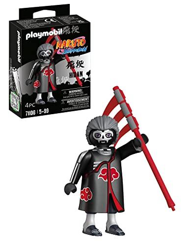 Playmobil Naruto Shippuden 71106 Hidan con Mantello Nero dell'Akatsuki e Falce a Tre Lame, con Accessori Dettagliati, Set da 4 Pezzi, dai 5 Anni in su