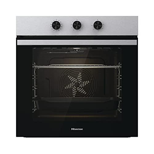 Hisense BI61111AX Forno Multifunzione Termoventilato, Cavità XXL 77L, 12 Funzioni, Pulizia Acqua Clean, Classe A, Timer di Fine Cottura, Preriscaldamento Rapido, Funzione Pizza 300 °C, Cottura AirFry