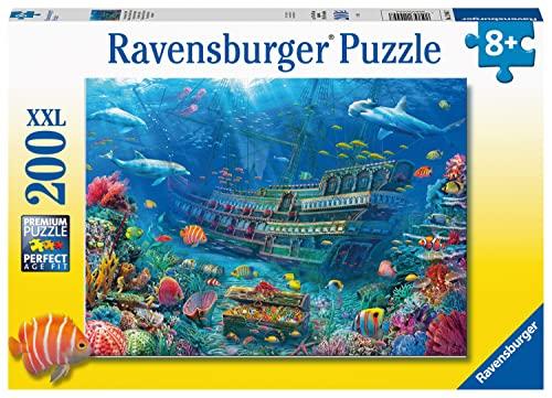 Ravensburger 129447 Scoperta subacquea, Puzzle 200 Pezzi XXL per Bambini, Età Raccomandata 8+