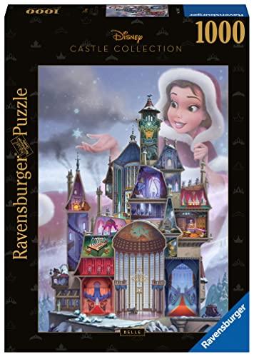 Ravensburger - PuzzleBelle - Disney Castles, Collezione Disney Collector's Edition, 1000 Pezzi, Puzzle Adulti