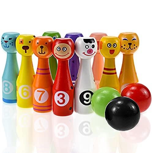 YEAR OLD Giochi Bambini 2 3 4 5 6 Anni, Birilli Bowling Bambini