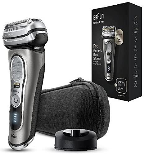 Braun Series 9 9415s Rasoio Trimmer Nero, Argento Series 9 9415s, Rasoio, Nero, Argento, Carica, Batteria, Ioni di Litio, 60 min
