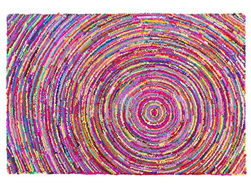 Beliani Tappeto in Tessuto Multicolore 140 x 200 cm Malatya