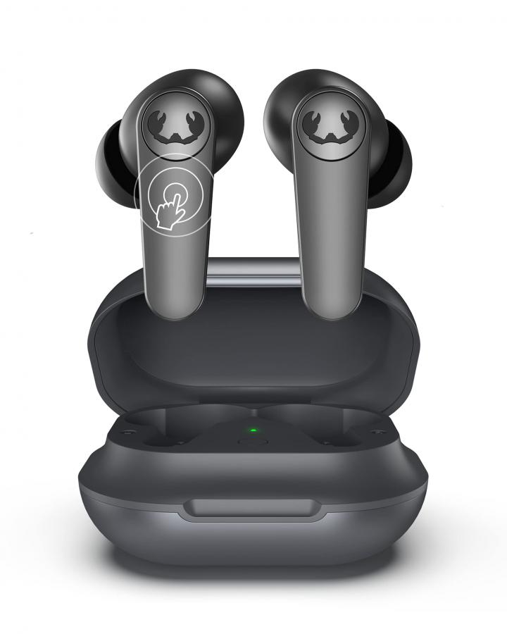 Fresh ´N Rebel Twins ANC - Cuffie in-Ear Wireless con cancellazione Attiva del Rumore - Grigio Tempesta