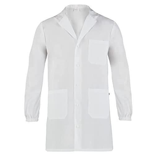 GIBLOR'S Camice Medico Uomo Mike 100% Cotone, Abbottonatura a Pressione (m)