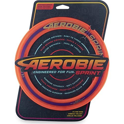 Aerobie Sprint Flying - Anello da lancio con diametro 25,4 cm, colore: Arancione