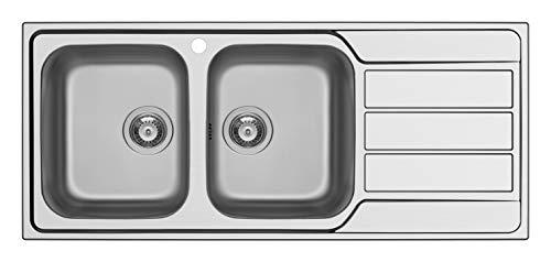 Schock Master D200SX Lavello acciaio inox, 116 x 50 x 20 cm