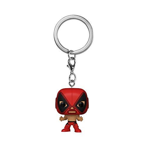 Funko POP Portachiavi: Marvel Luchadores-Deadpool Giocatollo, Multicolore, 53897, 25 x 25 x 38 mm