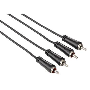 Hama Cavo 2 RCA M/2 RCA M, 5 metri, 1 stella