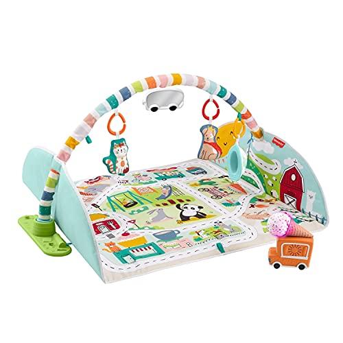 Fisher-Price, Palestrina Gigante della Città 2 in 1, con Musica, Luci e 7 Giochini, Giocattolo per Neonati 0+ Mesi, GJD41