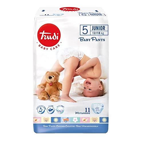 Trudi Pannolini Mutandina Taglia 5 Maxi 12-18 Kg Confezione da 11 Pannolini