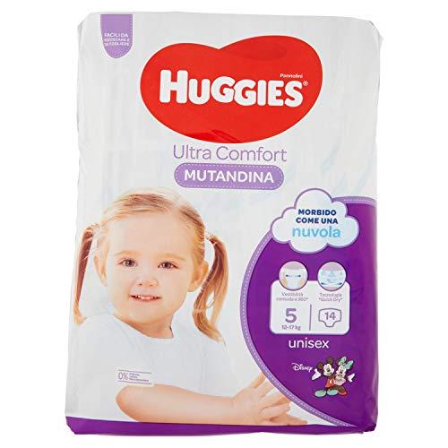 Huggies Pannolini Mutandina – Pannolino, Bambino/Bambina, Pannolino monouso, 12 kg,- 17 kg, Multicolore, 14 Pezzi