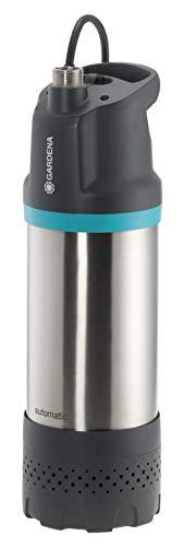 Gardena Pompa Sommersa a Pressione 5900/4 Inox Automatic: Pompa Sommersa a Pressione con Una Portata di 5900 L/H, con Filtro Antisporco Protezione Dal Funzionamento a Secco (1771-20)