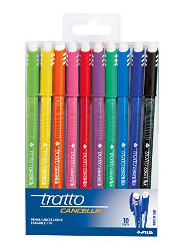 Tratto Cancellik Astuccio Penne Cancellabili, F834700, 10 Pezzi