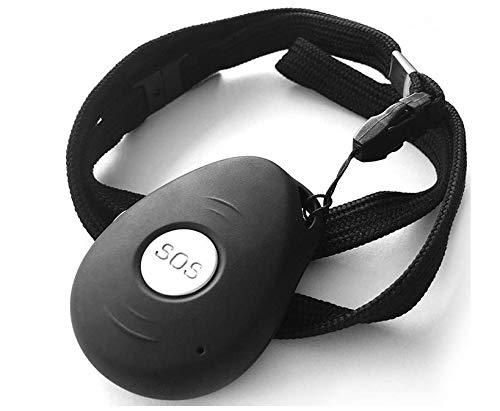 Vero+ - Telesoccorso Anziani gsm, Allarme Manuale con Tasto SOS, Allarme Automatico per Caduta, localizzazione satellitare, Funziona con Una Normale SIM gsm Anche Ricaricabile.