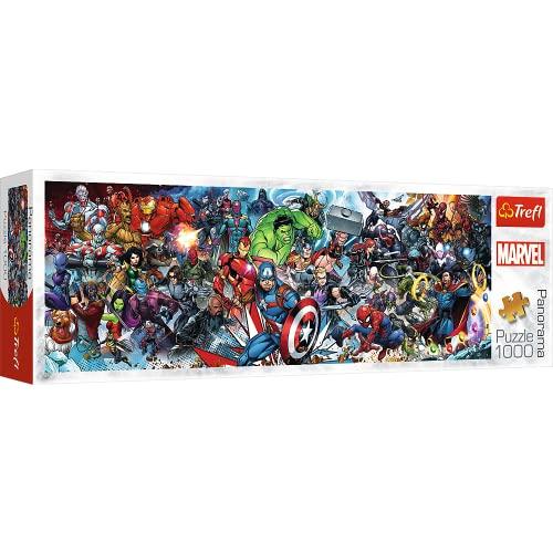 Trefl Avengers Other 1000 Elementi, Unisciti all'Universo Marvel, Panorama, Qualità Premium, per adulti e Bambini dai 12 anni in su Puzzle, Colore, 29047