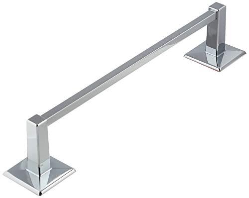 Porta Asciugamani bagno da Parete Lunghezza 36 cm colore Cromo Lucido - Serie Tilda - 5707KK