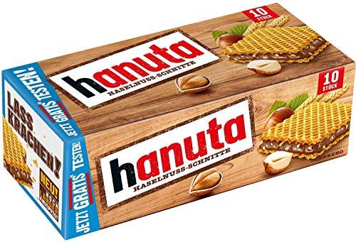 Hanuta - Pack of 10 Wafers (220 gram) by Ferrero