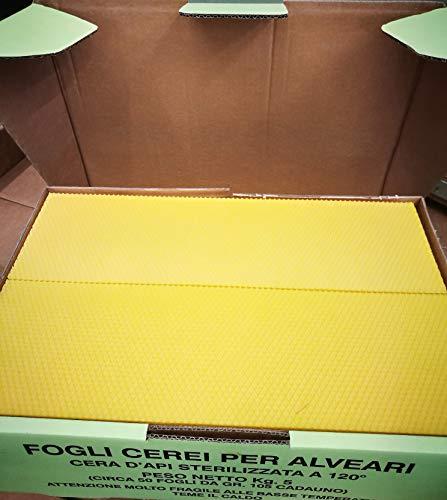 Fogli CEREI di Puro OPERCOLO Italiano 5 kg MELARIO con ANALISI RESIDUI E PUREZZA