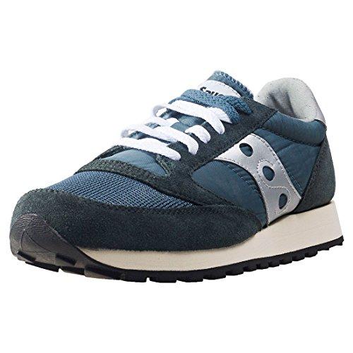 Saucony Jazz Original Vintage M, Scarpe da Ginnastica Uomo, Blue Navy Silver, 42.5 EU