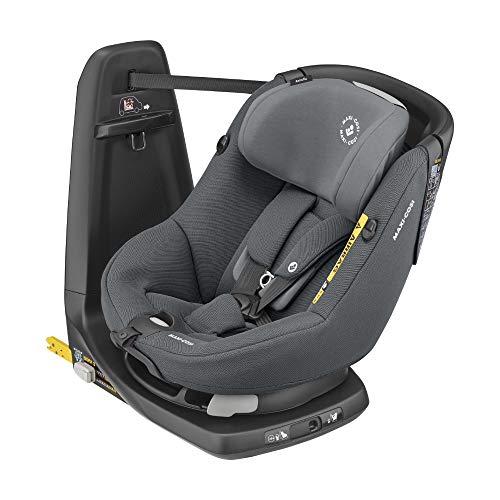 Maxi-Cosi Axissfix Seggiolino Auto Isofix Girevole 360°, Reclinabile 4 Posizioni, Senso Contrario di Marcia, ECE R129 I-Size, Bambini 4 Mesi - 4 Anni, 61-105 cm, Gruppo 1, Grigio (Authentic Graphite)
