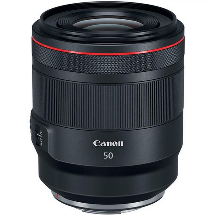 Canon - Obiettivo RF 50 mm f/1,2 L USM (apertura f/1,2, messa a fuoco minima di 0,40 m, motore USM, apertura di 10 fogli, serie L) nero