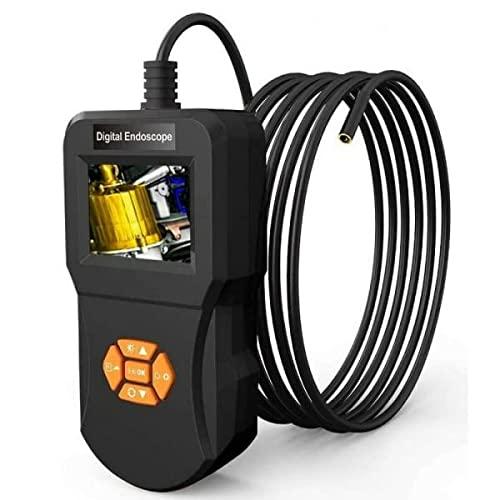 OISE ART STORE Trade Shop - Telecamera Endoscopica con Monitor LCD 6 LED Sonda 5 Mt Foto Video SD 90358 -