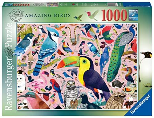 Ravensburger Puzzle 1000 Pezzi, Uccelli Incredibili, Collezione Fantasy, Jigsaw Puzzle per Adulti, Puzzle Ravensburger - Stampa di Alta Qualità