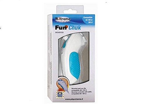 Xtreme 93203 Nunchuck, con Cavo, Nero/Bianco/Rosa, Nintendo Wii