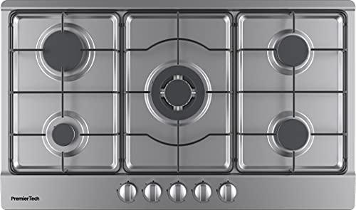 PremierTech PC5G75 Piano cottura a gas 5 fuochi 75cm Inox