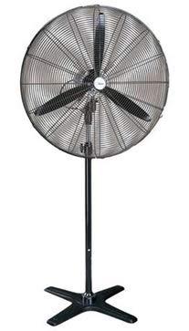 Ventilatore a Piantana da Terra Industriale a Pale ø 65 cm 3 Velocità Oscillante colore Nero - ZDM65CM