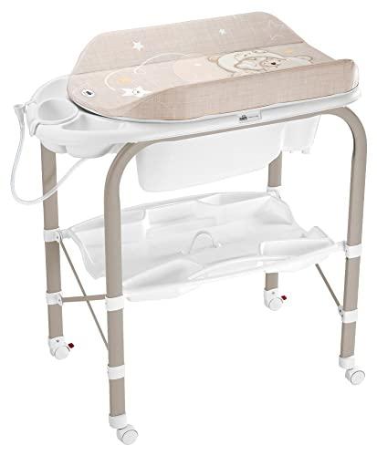 CAM Il Mondo del Bambino - art.C209/C260 - Bagnetto Cambio - made in Italy - da 0 a 11 kg - ORSO LUNA