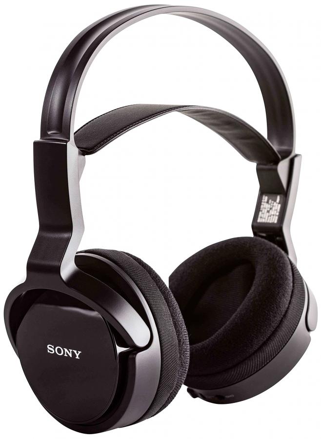 Sony MDR-RF811RK Cuffie TV Wireless Over-Ear, Portata 100 Metri, Batteria fino a 13 Ore, Nero