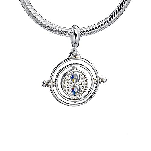 The Carat Shop Il Fascino di Harry Potter Sterling Silver Tempo Turner Slider con Cristalli Swarovski